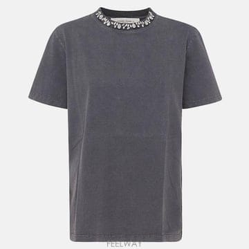 Golden Goose 26FW ��籸�� ũ������ ���ַ� ���� Ƽ���� GWP01220 P00067060318 ANTHRACITE26FW ��籸�� ũ������ ���ַ� ���� Ƽ���� GWP01220 P00