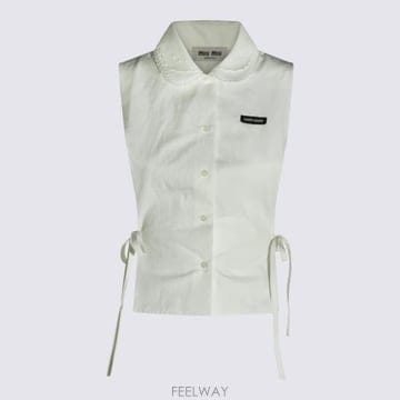 26FW 미우미우 셔츠 MK2041SOOO 163MF0009 Bianco