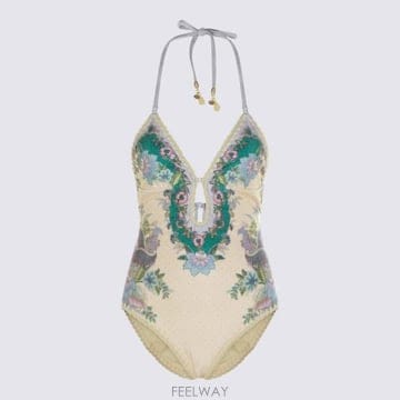 26FW 짐머만 원피스 수영복 8004WSS262 CSCFL CREAM SCARF FLORAL