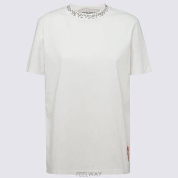 Golden Goose 26FW ��籸�� ī���� ũ����Ż Ƽ���� GWP01220 P00067310363 VINTAGE WHITE26FW ��籸�� ī���� ũ����Ż Ƽ���� GWP01220 P0006731