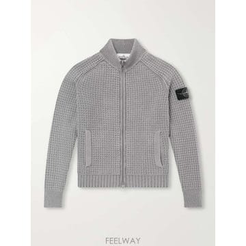 스톤 아일랜드 MINERALDYED 코튼 집업 스웨터 L2S1551 B0082281694
