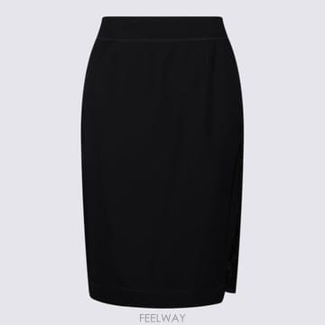 25FW 마르지엘라 미디 스커트 S51ME0045 MTN107524 BLUE NAVY