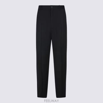 25FW 발렌시아가 스트레이트 팬츠 841107 TRT011000 Black
