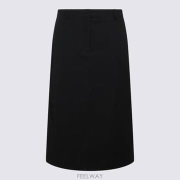 26FW 펜디 미디 스커트 FQ7767 B1H8F0QA1 Nero