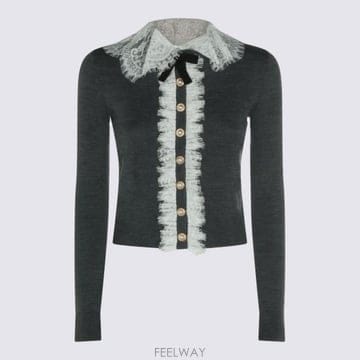 26FW 셀프 포트레이트 블라우스 PF26134CGR GREY Grey