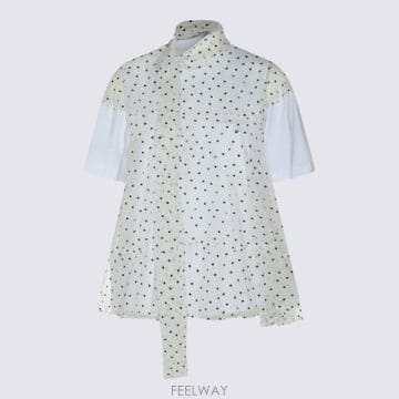 26SS 사카이 반팔 티셔츠 2608536 101 White