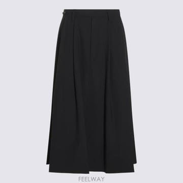 26FW 브루넬로 쿠치넬리 롱 스커트 M0W07G3951 C101 Nero