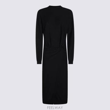 26FW 르메르 미디 원피스 DR1180 LK1063BK999 Black