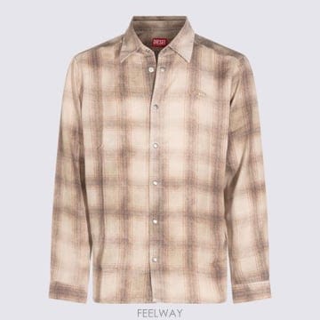 26FW 디젤 긴팔 셔츠 A22746 0JMCM1BKA Beige