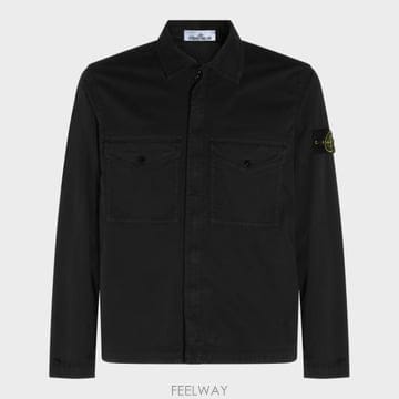 26FW 스톤 아일랜드 긴팔 셔츠 L2S151200003 S0A10V0029 Black