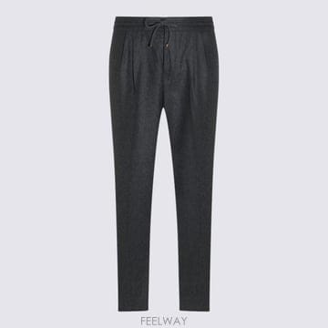 26FW 브루넬로 쿠치넬리 트레이닝 조거 팬츠 M038PE1710 C004 Dark grey