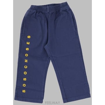 24 F/W 보보쇼즈 보보 CHOSES 네이비 우븐 팬츠 (KIDS  B0042281967
