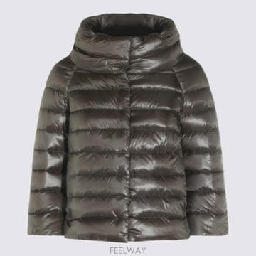 26FW 에르노 소피아 레귤러 핏 케이프 다운 자켓 PI0046DIC 12017Z9480 Antracite