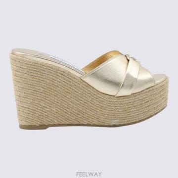 Jimmy Choo 26FW ������ �� ������ LEDAWEDGE100 MJH000769 GOLD GOLD26FW ������ �� ������ LEDAWEDGE100 MJH000769 GOLD GOLD