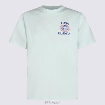 26FW 카사블랑카 반팔 티셔츠 MAW26JTS001 09 ICE