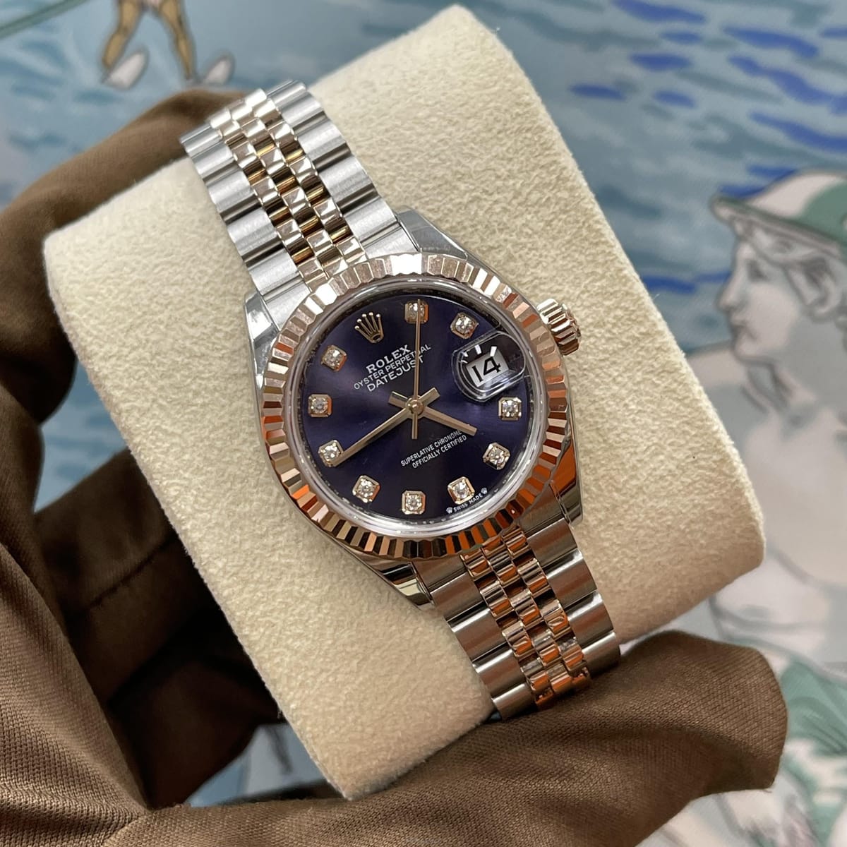 Rolex ������*����*�ѷ��� ��������Ʈ 28mm ���̾� 10P �������� �޺� 279171������*����*�ѷ��� ��������Ʈ 28mm ���̾� 10P ��������