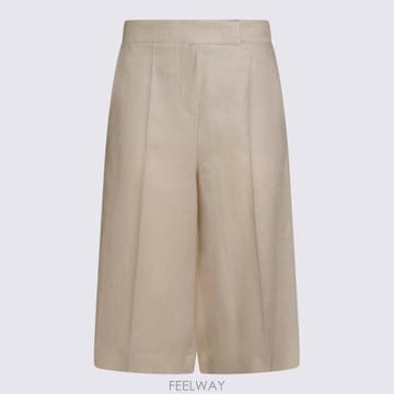 26SS 막스마라 카키 버뮤다 쇼츠 2611131032600 10349006 Beige