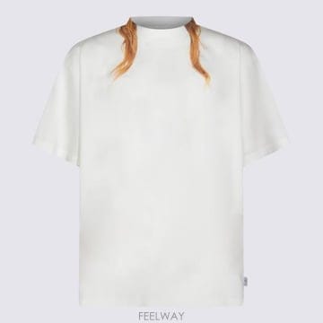 26SS MM6 메종마르지엘라 반팔 티셔츠 SH0GC0066 M20048101 White