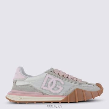 26SS 돌체앤가바나 DG 애슬레틱 패브릭 스니커즈 CK2384 AZ6818S160 AVORIO ROSA
