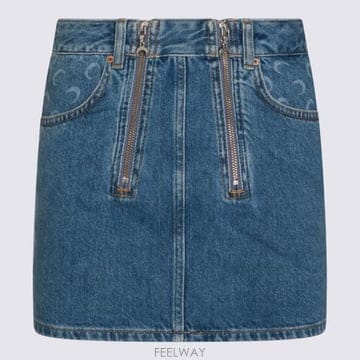 Marine Serre 26SS �������� ���� ��ĿƮ WSK135ACDEN0002 BL05 LIGHT BLUE26SS �������� ���� ��ĿƮ WSK135ACDEN0002 BL05 LIGHT B