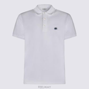 26SS 에트로 로고 코튼 폴로 티셔츠 MRMD0005 AU135W0001 White