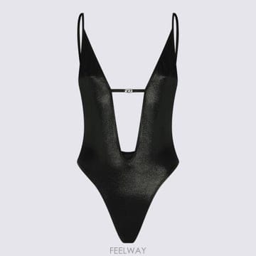 26FW 디젤 원피스 수영복 A17481 0DLCW9XXA Black