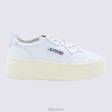 26FW 오트리 메달리스트 플랫폼 스니커즈 PTLW LL05 LEAT WHT SILVER