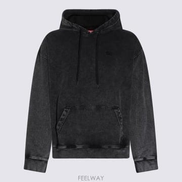 26SS 디젤 s boxt hood den 후드티셔츠 A19325 0KIBZ9XXA Grey