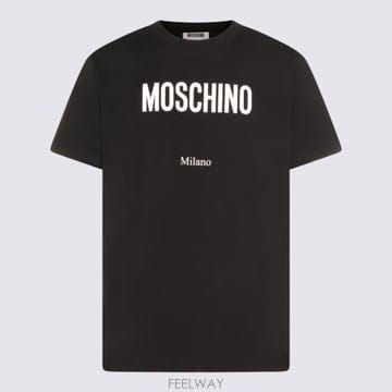 26SS 모스키노 반팔 티셔츠 261ZZ0713 02411555 Black