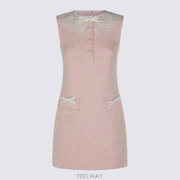 26FW 셀프 포트레이트 숏 원피스 PF26002SCP PINK Pink