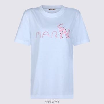 Marni 26SS ������ ���� Ƽ���� THJE0293S3 USCY84LOW01 LILY WHITE26SS ������ ���� Ƽ���� THJE0293S3 USCY84LOW01 LILY WH