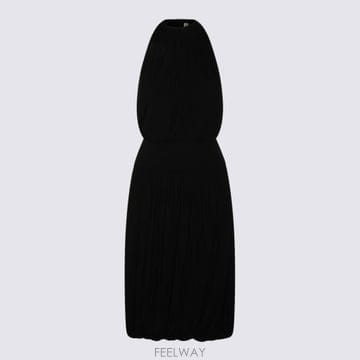 26SS 토템 미디 원피스 262WRD0320 FB0635001 Black
