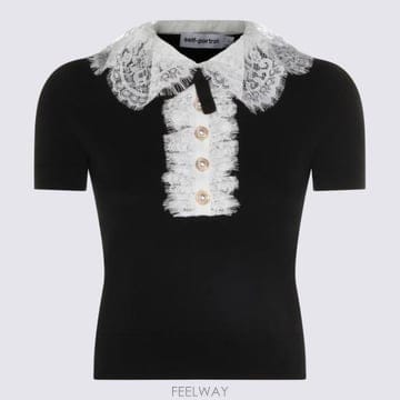 Self Portrait 26FW ���� ��Ʈ����Ʈ ����콺 PF26134TB BLACK Black26FW ���� ��Ʈ����Ʈ ����콺 PF26134TB BLACK Black