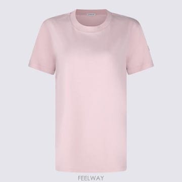 Moncler 26SS ��Ŭ���� �ڼ� �ΰ� ��ư Ƽ���� L10938C00029 89AUO51E Pink26SS ��Ŭ���� �ڼ� �ΰ� ��ư Ƽ���� L10938C00029 89AUO