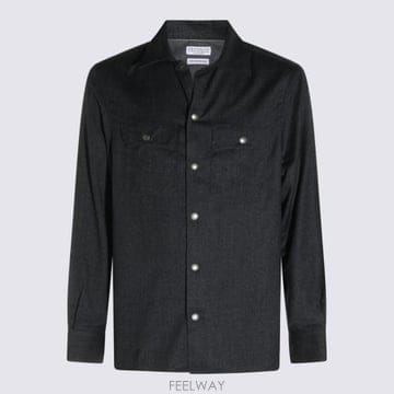 Brunello Cucinelli 26FW ���ڷ� ��ġ�ڸ� ���� ���� MY6660721 C004 Dark grey26FW ���ڷ� ��ġ�ڸ� ���� ���� MY6660721 C004 Dark g