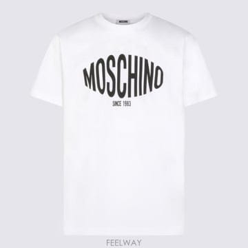 Moschino 26SS ��Ű�� ���� Ƽ���� 261ZZ0702 02411001 White26SS ��Ű�� ���� Ƽ���� 261ZZ0702 02411001 White