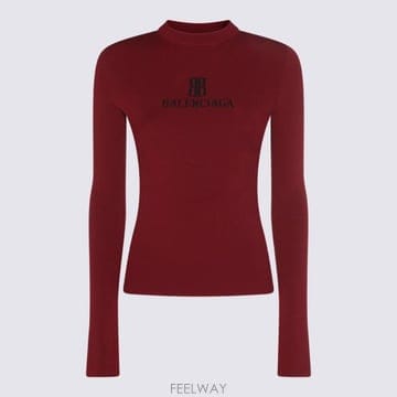 Balenciaga 25FW �߷��þư� �ΰ� ũ��� ��Ʈ 835494 T52316010 BURGUNDY25FW �߷��þư� �ΰ� ũ��� ��Ʈ 835494 T52316010 BURG