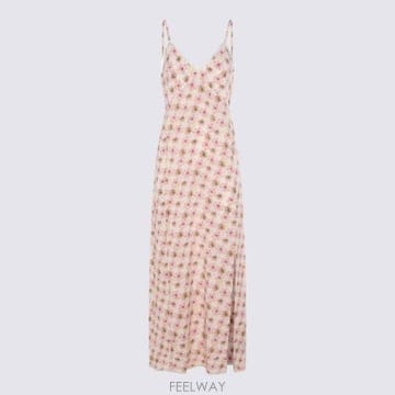 26SS 자딕앤볼테르 롱 원피스 WWDR02656 716 PEAR