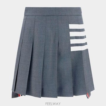 Thom Browne 26FW ����� �÷��� ���� �̴� �ø��� 4�� ��ĿƮ FGC402V 06146035 MED GREY26FW ����� �÷��� ���� �̴� �ø��� 4�� ��ĿƮ FGC40