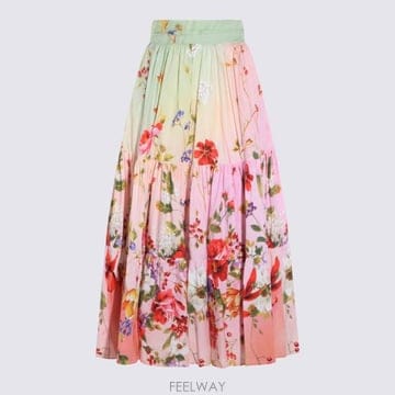 Roberto Cavalli 26SS �κ����� ī�߸� �� ��ĿƮ WQT303 3AR32D0509 GREEN FUCHSIA26SS �κ����� ī�߸� �� ��ĿƮ WQT303 3AR32D0509 GREEN