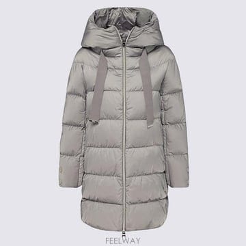 26FW 에르노 새틴 A 셰이프 재킷 PI1304D 12170Z9406 Grigio perla