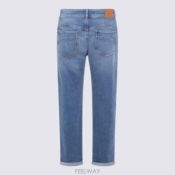 26SS 스포트막스 데님 팬츠 261218075600 10584005 BLUE VINTAGE