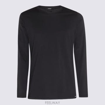 26FW 톰포드 긴팔 티셔츠 T4M14 1410002 Black