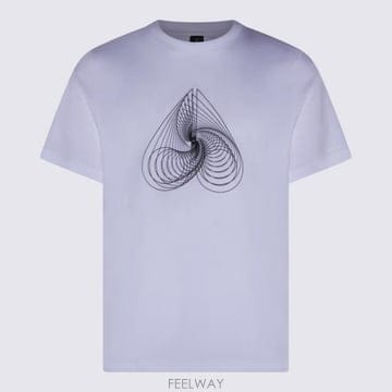 26SS 무스너클 반팔 티셔츠 M16MT733 909 White