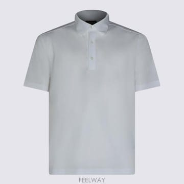 26SS 에르메네질도제냐 폴로 티셔츠 RUH348A3 H794N00 White