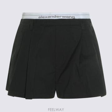 26FW 알렉산더 왕 숏팬츠 1WC3264042 001 Black