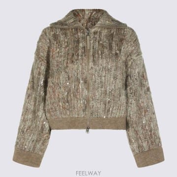 Brunello Cucinelli 26FW ���ڷ� ��ġ�ڸ� ����� MNLR08306P CZH24 Beige26FW ���ڷ� ��ġ�ڸ� ����� MNLR08306P CZH24 Beige