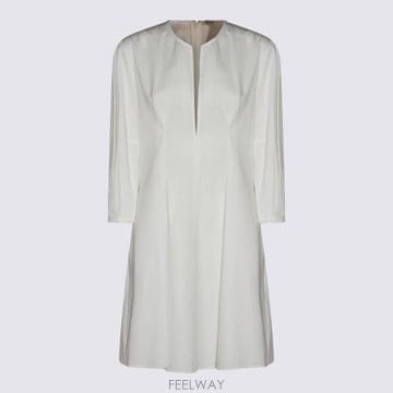 26SS 토템 미디 원피스 262WRD0336 FB0490047 White