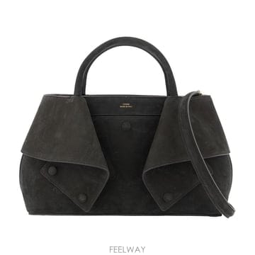 26 F/W 토템 스몰 머서 쇼퍼 백 TOTEME 레더 블랙 264- B0732274776