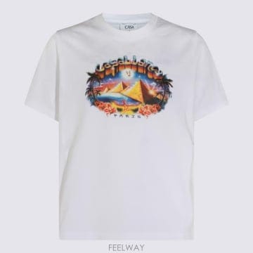 CASABLANCA 26FW ī�����ī ���� Ƽ���� MPF26JTS001 09 White26FW ī�����ī ���� Ƽ���� MPF26JTS001 09 White